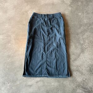 Vintage Navy Cargo Maxi Skirt St. John Bay's Size 12